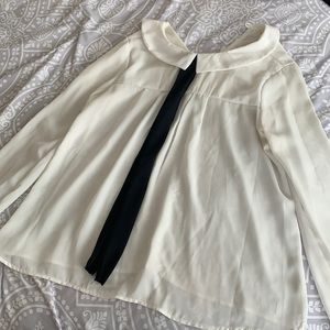 Babydoll top with Peter Pan collar